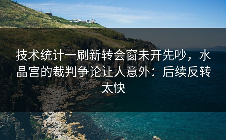 技术统计一刷新转会窗未开先吵，水晶宫的裁判争论让人意外：后续反转太快
